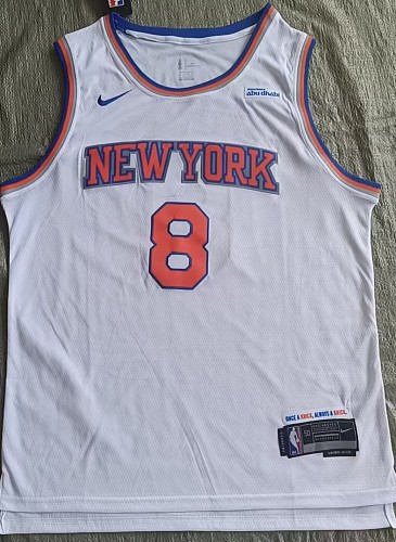 New York Knicks #8 Camisa Branca