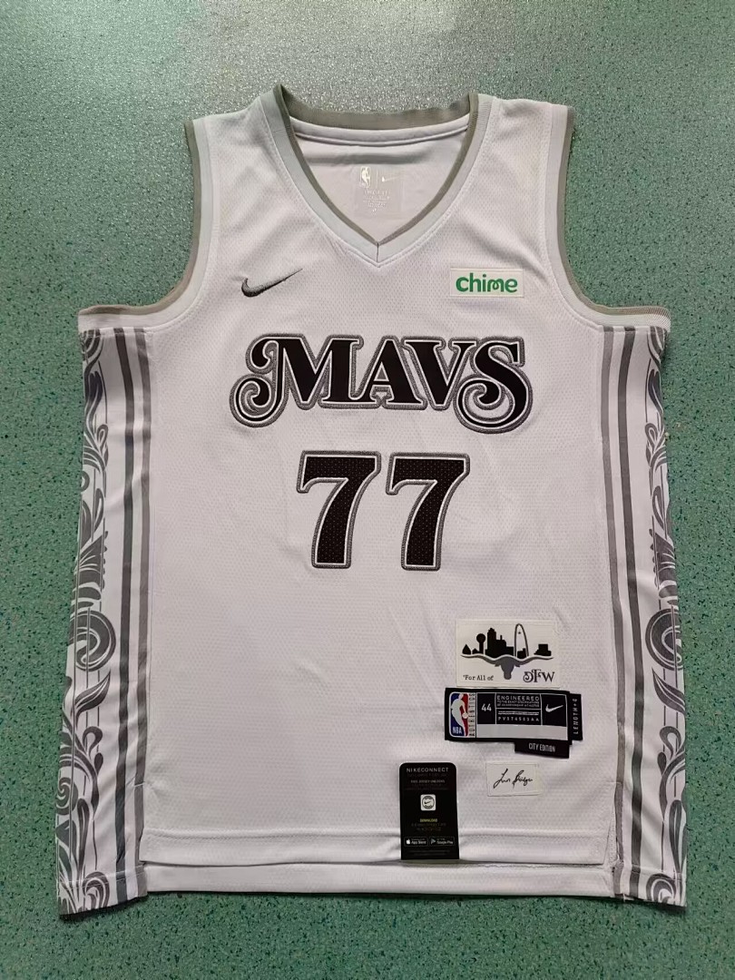 Dallas Mavericks Nova Temporada City Edition #77 Luka Doncic Camisa, foto 2