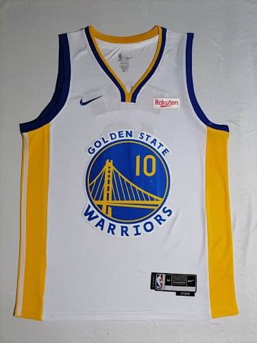 Golden State Warriors #10 Camisa Branca