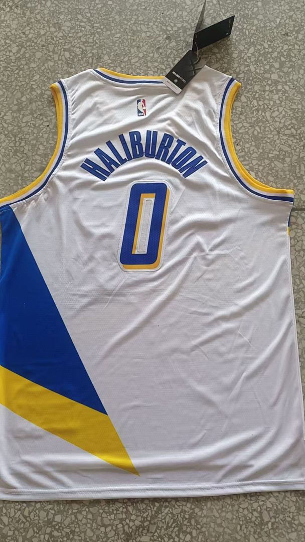 Indiana Pacers City Edition #0 Tyrese Haliburton Camisa, foto 2