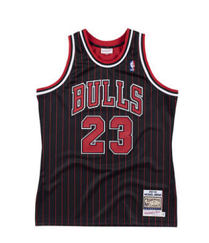 Mitchell&Ness公牛23条纹