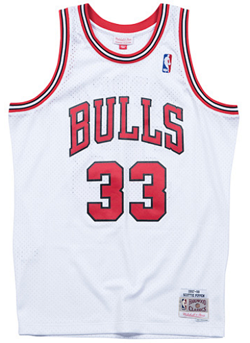 Mitchell Ness 公牛33白色
