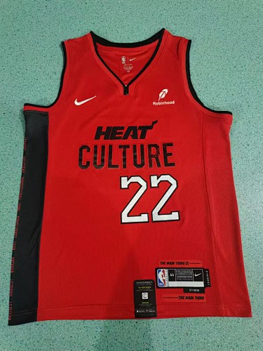 Miami Heat Nova Temporada City Edition #22 Jimmy Butler Camisa