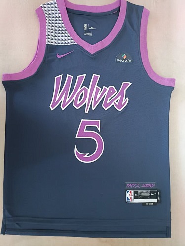 Minnesota Timberwolves City Edition #5 Anthony Edwards Camisa