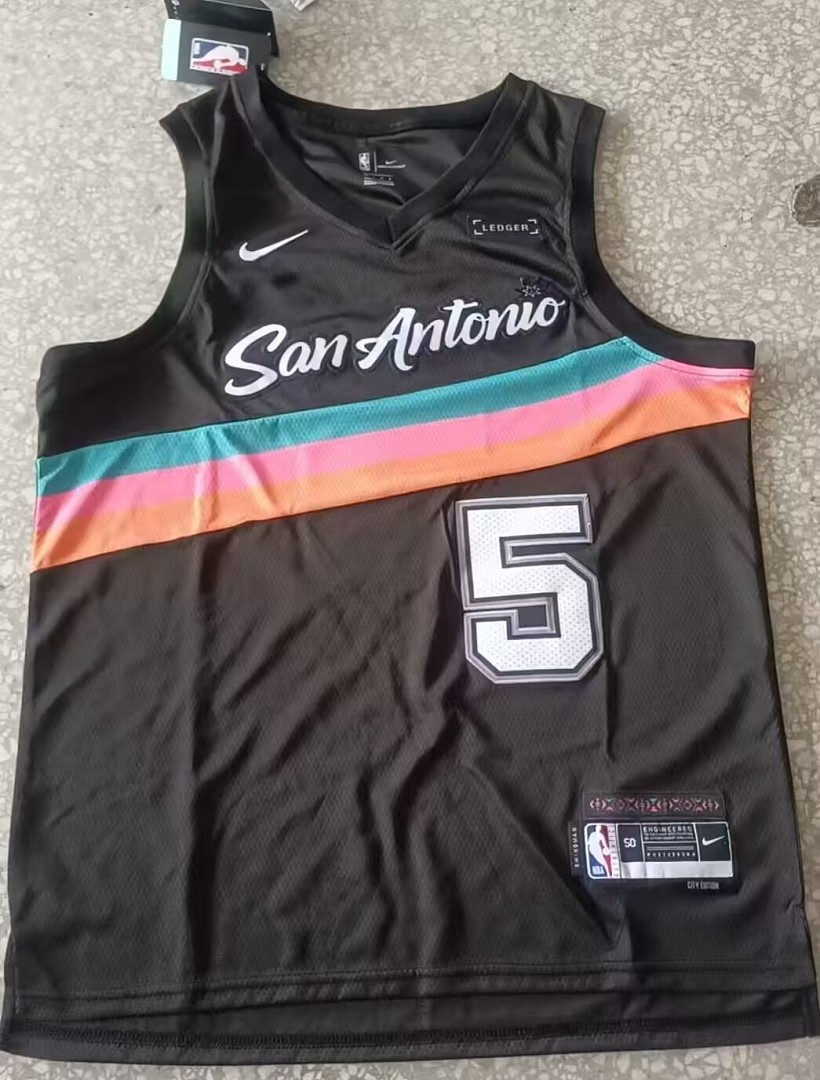 San Antonio Spurs City Edition #5 Camisa, foto 1