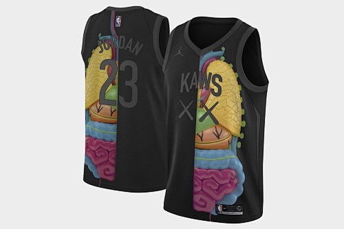 KAWS x Jordan x NBA三方客制联名球衣