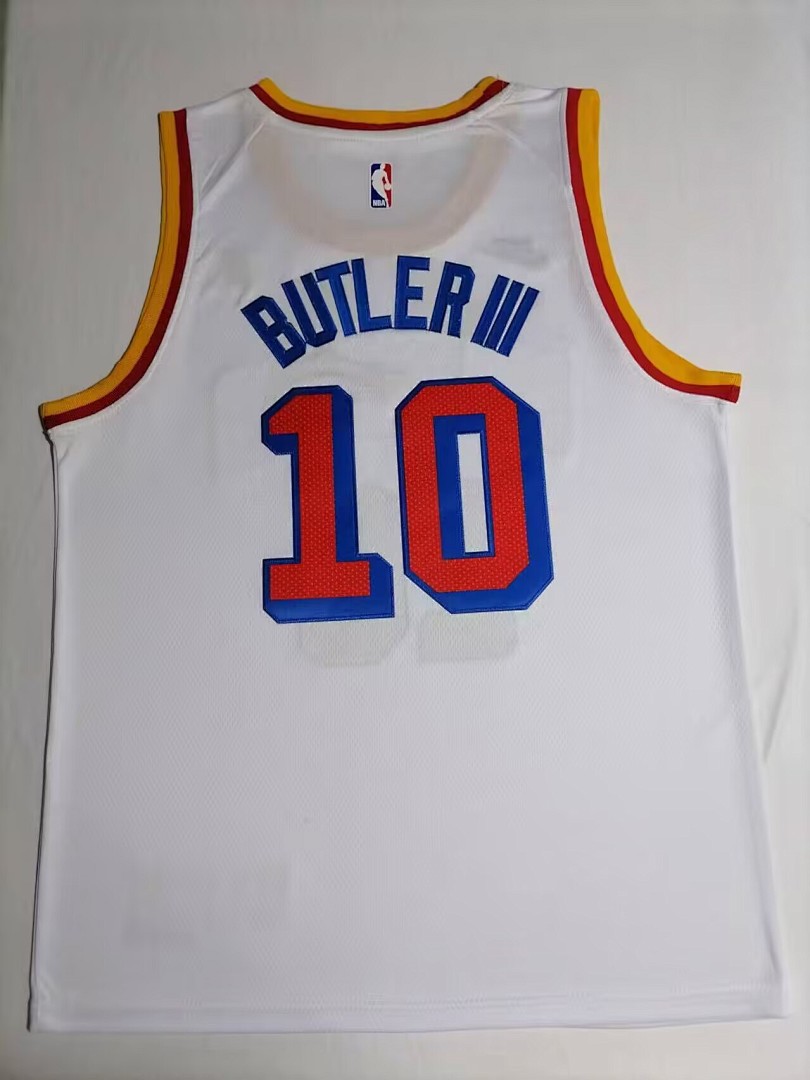 Golden State Warriors Retrô #10 Camisa Branca, foto 2