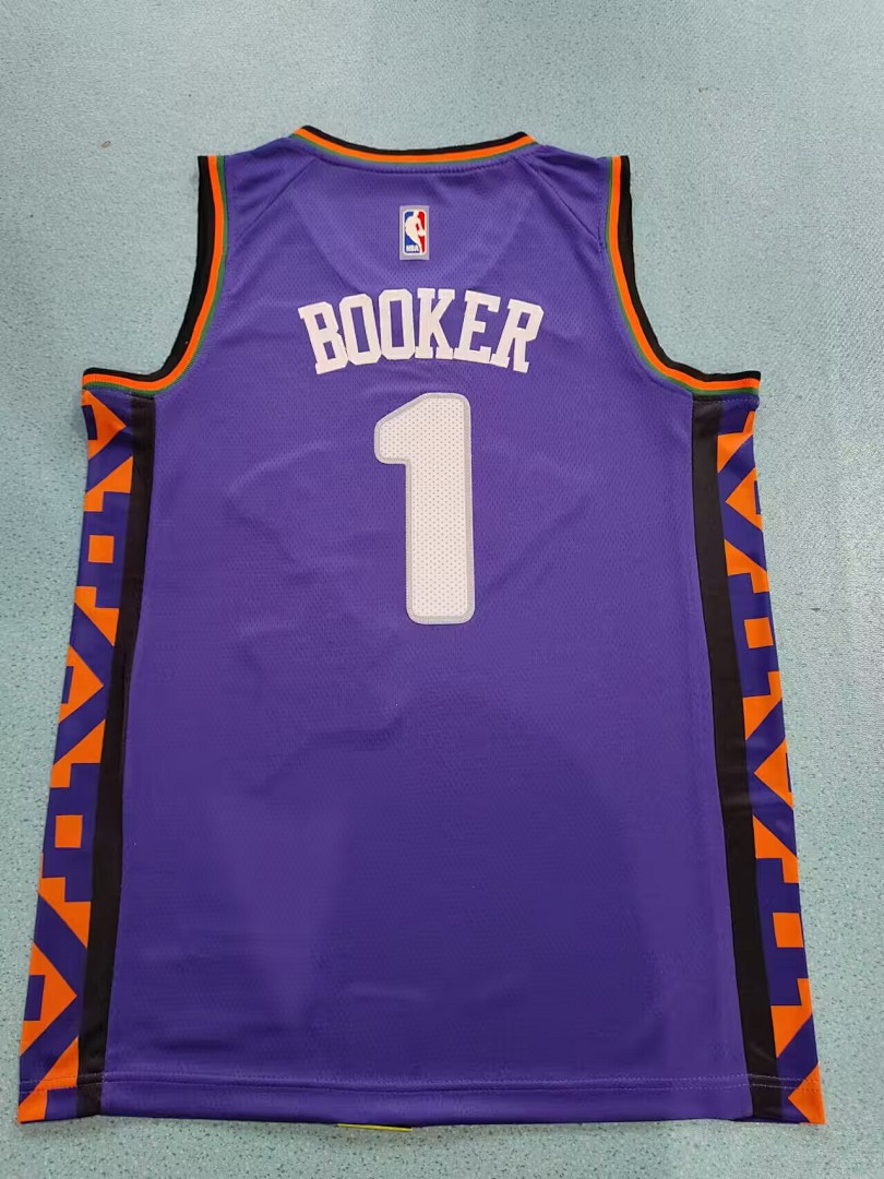 Phoenix Suns Nova Temporada City Edition #1 Devin Booker Camisa, foto 1