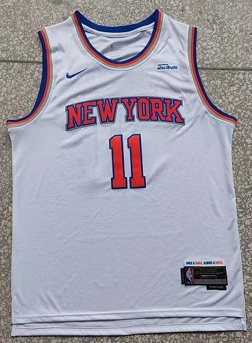 New York Knicks #11 Camisa Branca