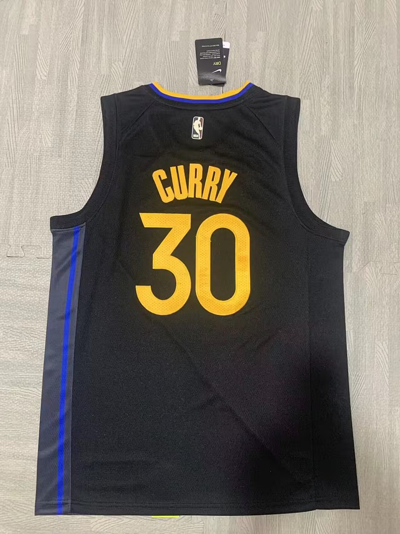 Golden State Warriors Nova Temporada #30 Stephen Curry Camisa Preta, foto 2