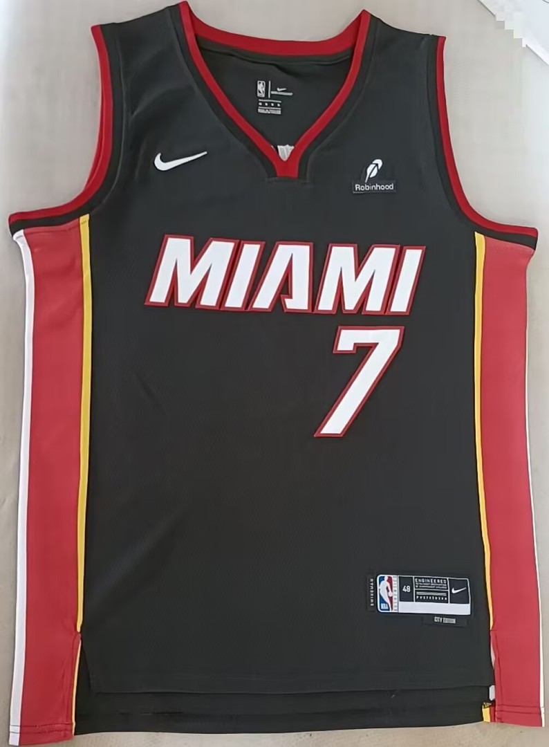 Miami Heat #7 Giannis Camisa Preta, foto 2