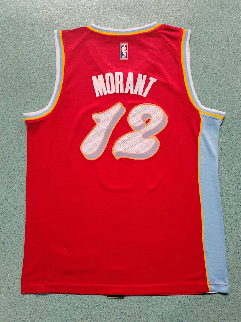 Memphis Grizzlies Nova Temporada City Edition #12 Ja Morant Camisa, foto 2