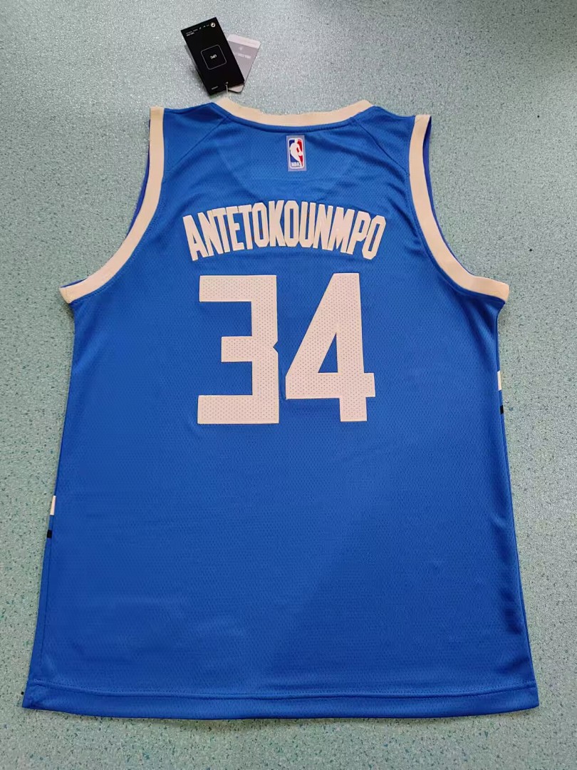 Milwaukee Bucks Nova Temporada City Edition #34 Giannis Camisa, foto 2