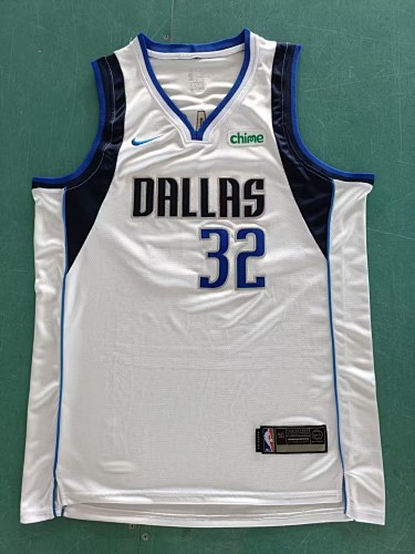 Dallas Mavericks #32 Camisa Branca