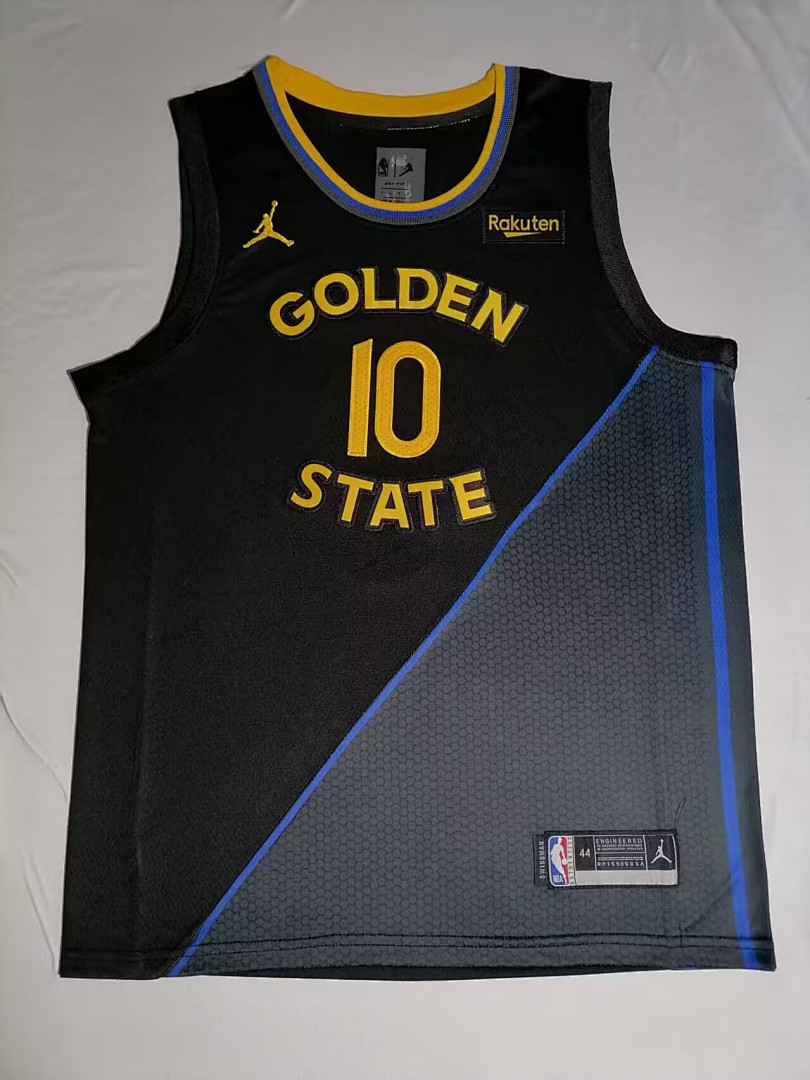 Golden State Warriors #10 Camisa Preta, foto 1