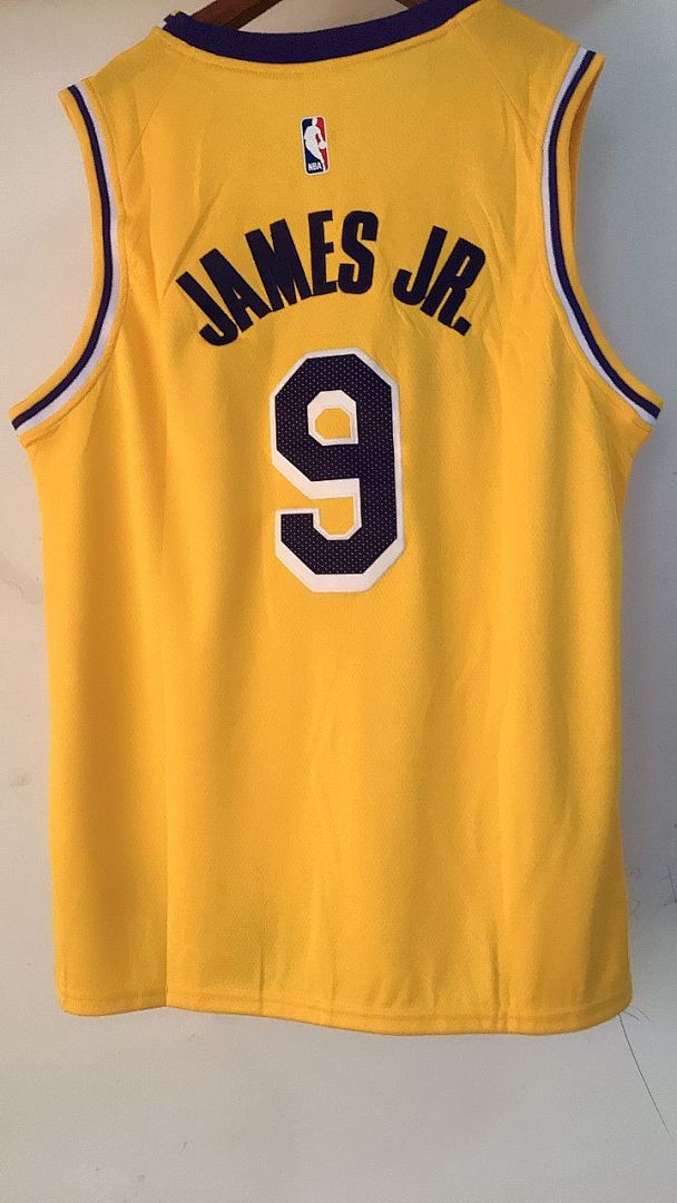 Los Angeles Lakers #9 Camisa Amarela, foto 1