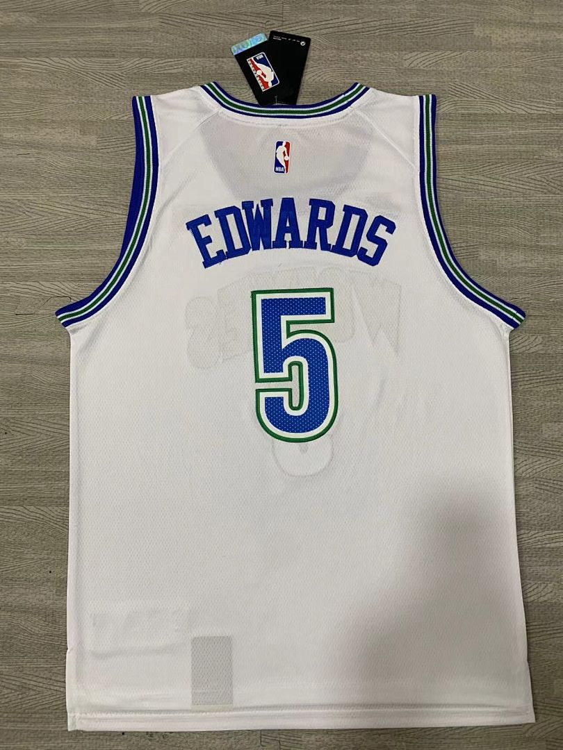 Minnesota Timberwolves #5 Camisa Branca, foto 2
