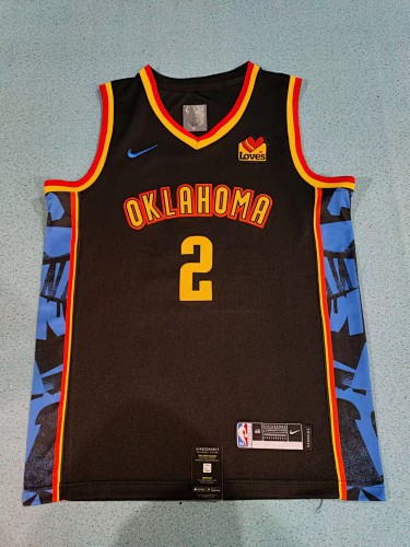 OKC Thunder Nova Temporada City Edition #2 Shai Gilgeous-Alexander Camisa