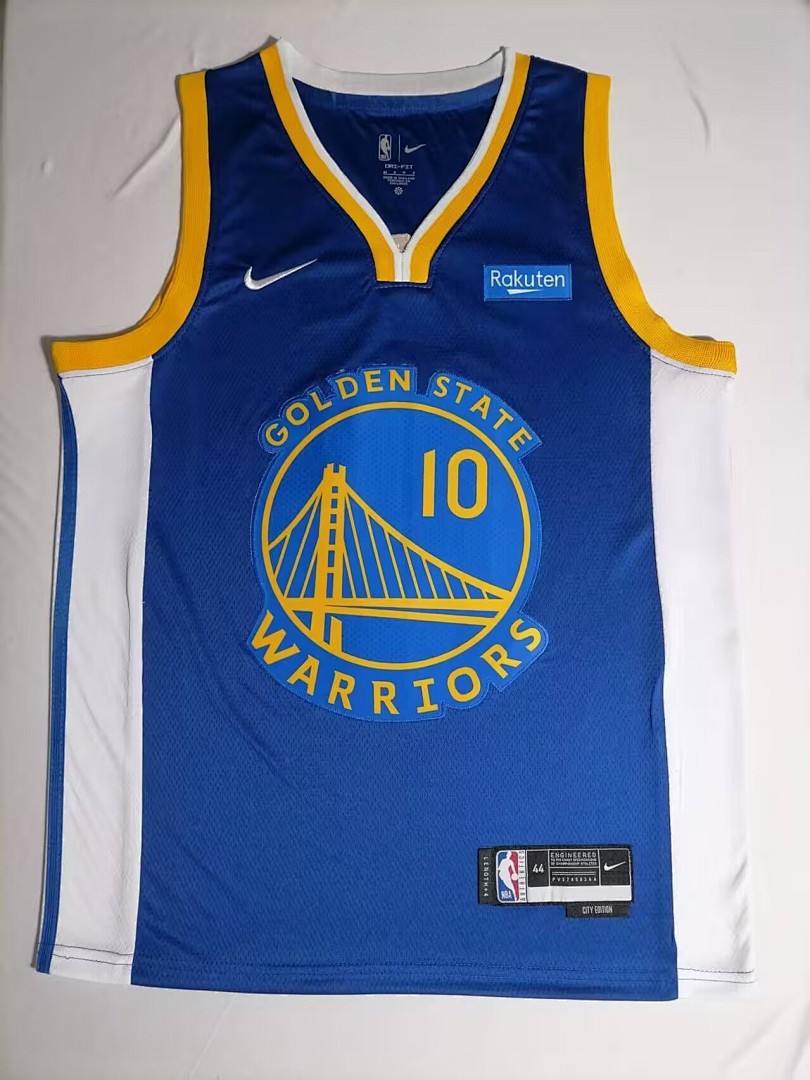 Golden State Warriors #10 Camisa Azul, foto 2