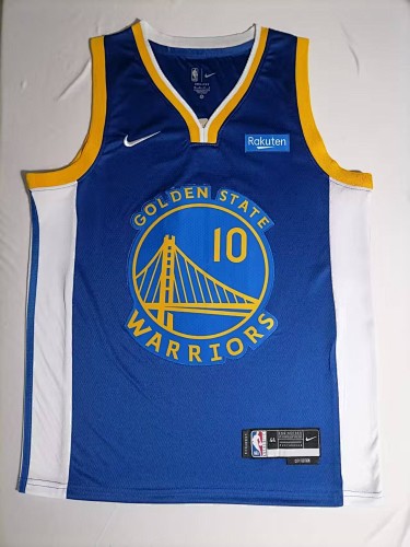 Golden State Warriors #10 Camisa Azul