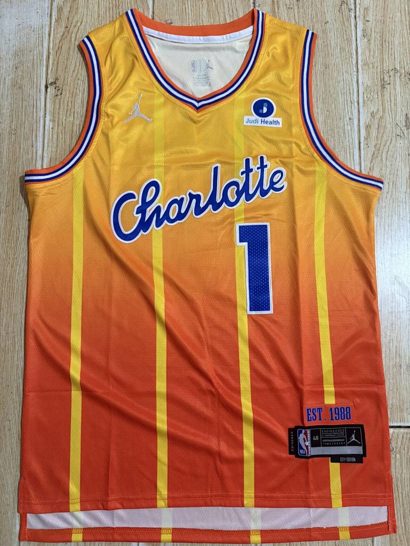 Charlotte Hornets City Edition #1 LaMelo Ball Camisa, foto 2