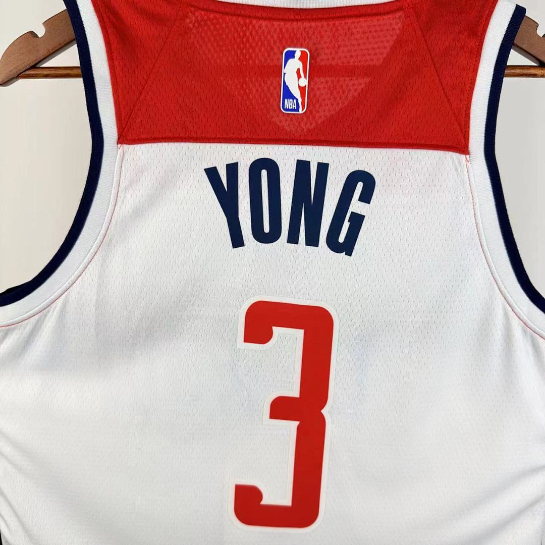 Washington Wizards 22/23 #3 Trae Young Camisa Branca, foto 4