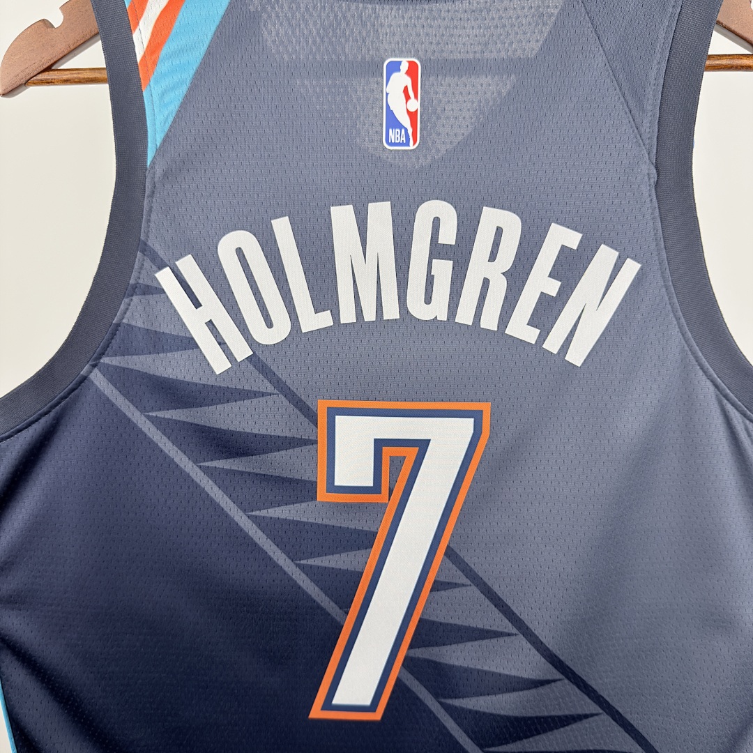 OKC Thunder 25/26 City Edition #7 Chet Holmgren Camisa, foto 5