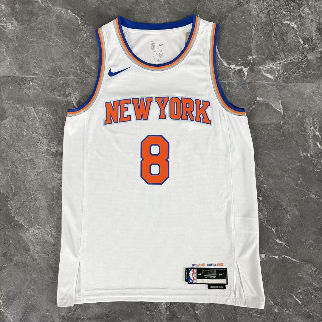 New York Knicks 22/23 #8 Camisa Branca, foto 6