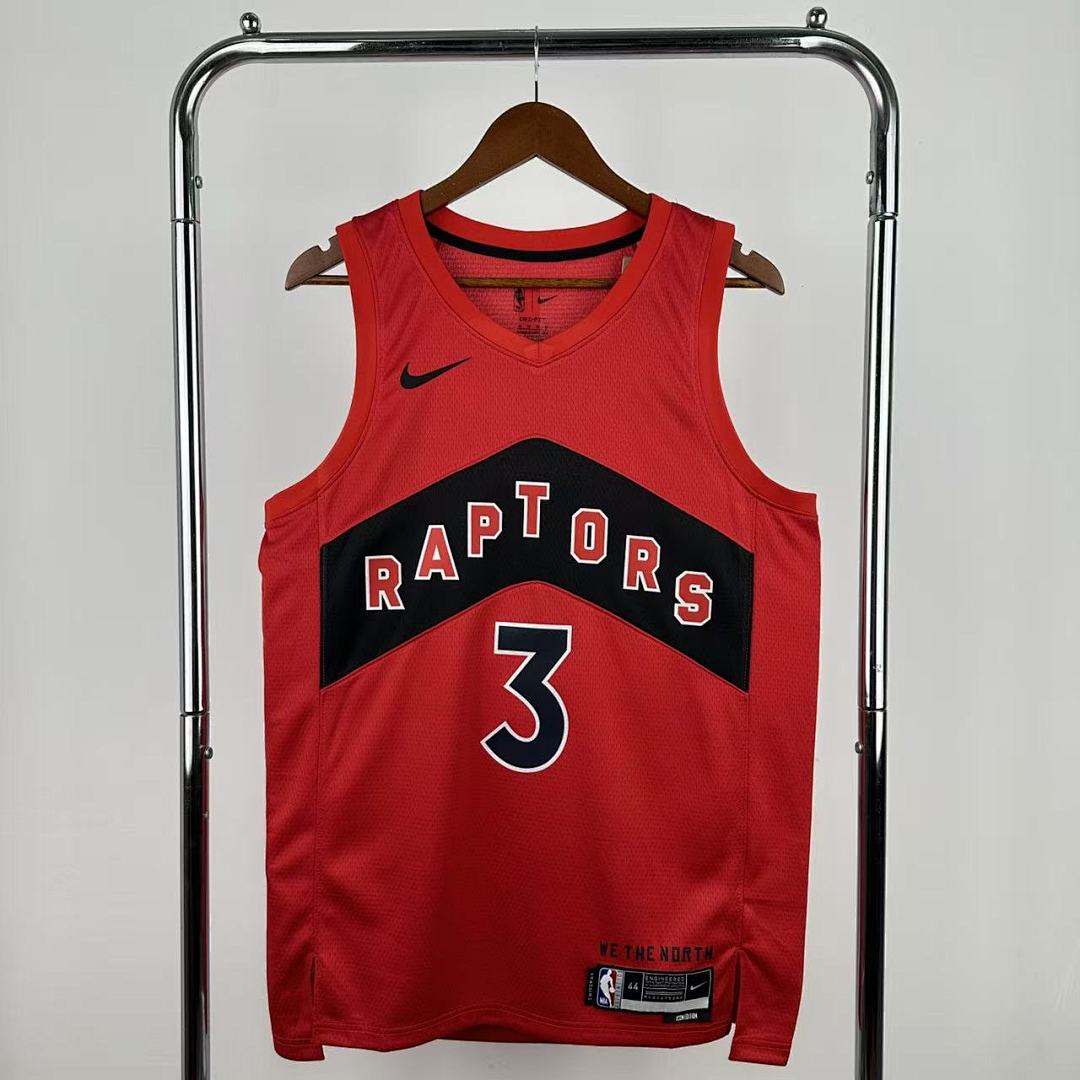 Toronto Raptors 22/23 Visitante #3 Brandon Ingram Camisa Vermelha, foto 1