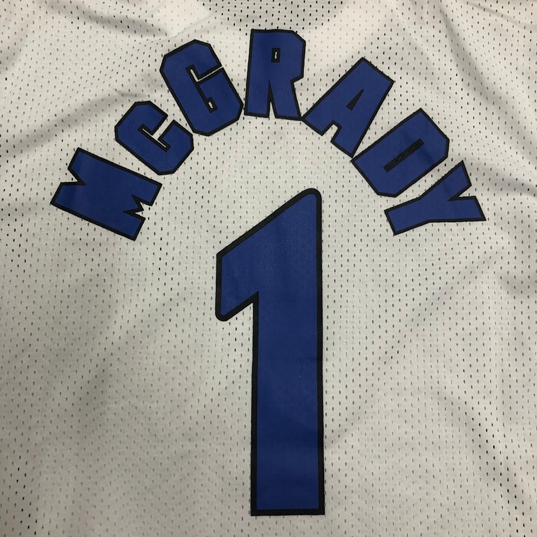 Mitchellness 魔术队 白色 1号 麦迪 复古网眼短袖, foto 8