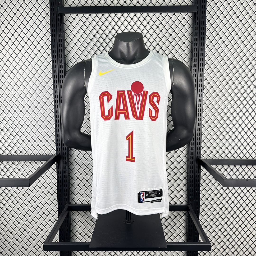 Cleveland Cavaliers 22/23 #1 James Harden Camisa Branca, foto 4