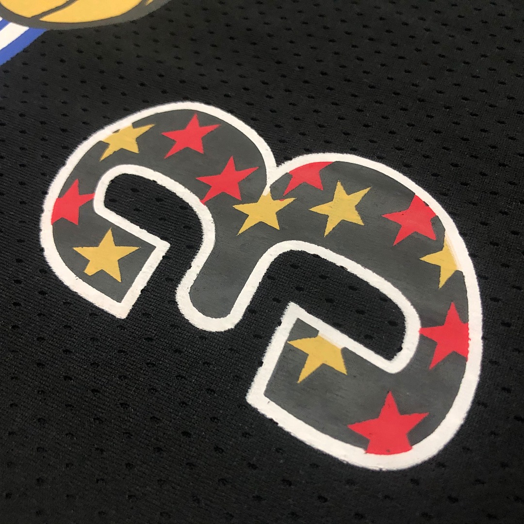 Mitchellness 76人队 黑色 3号 艾佛森 复古网眼短袖, foto 14
