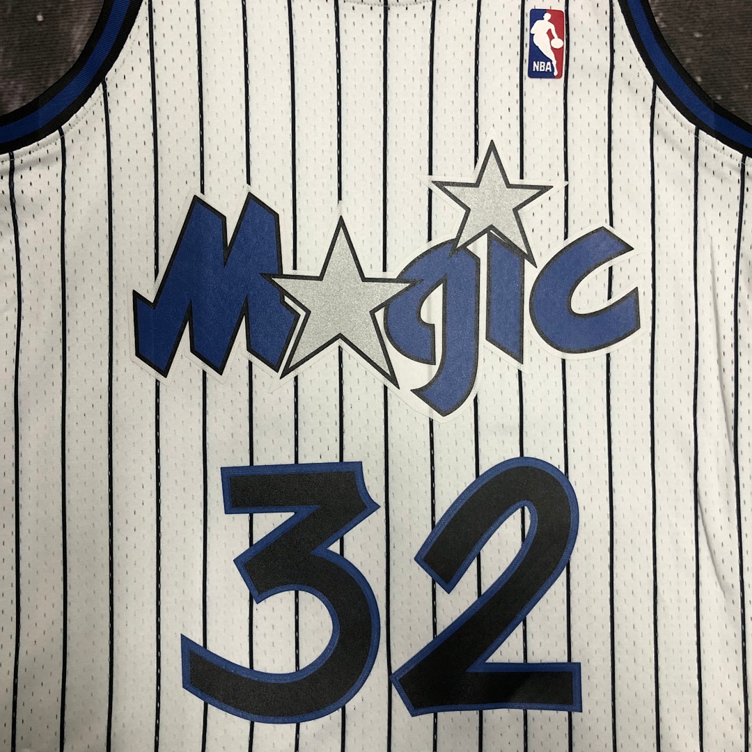 MN热压复古球衣:SW魔术队 94赛季 白色 32号 奥尼尔, foto 15