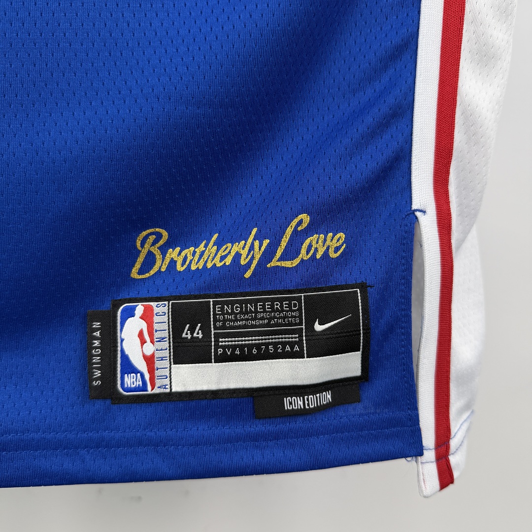 Philadelphia 76ers 22/23 #23 LeBron James Camisa Azul, foto 4