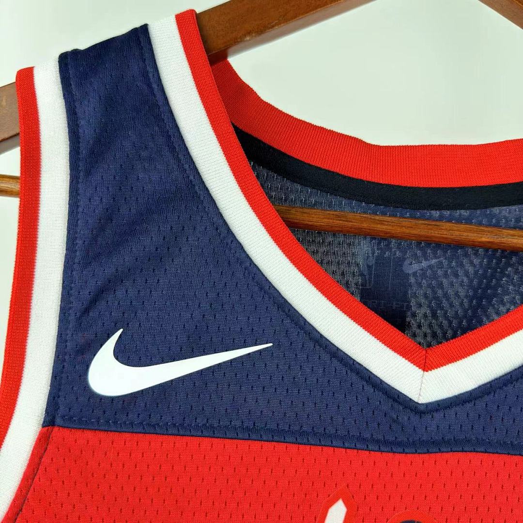 Washington Wizards 22/23 #3 Trae Young Camisa Vermelha, foto 7