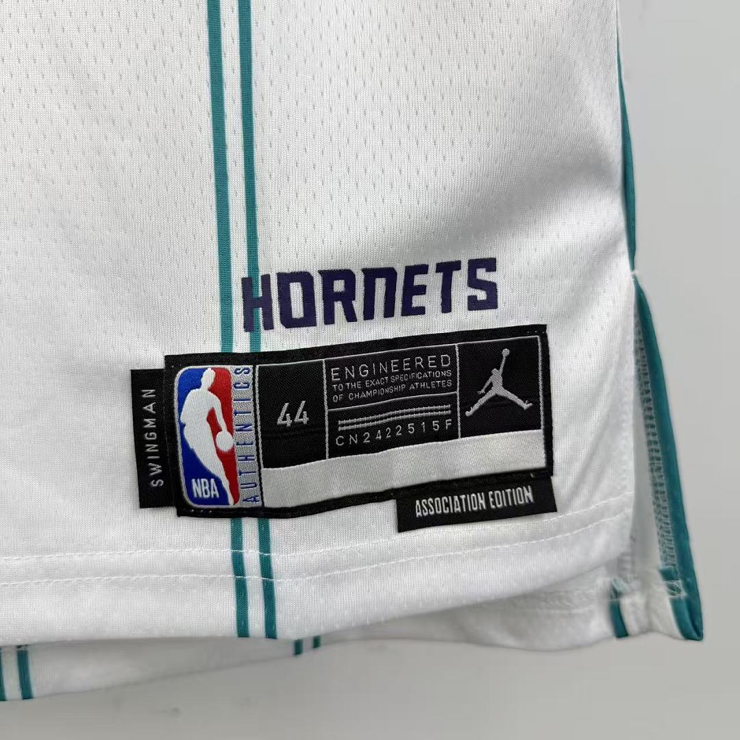 Charlotte Hornets Casa #7 Camisa Branca, foto 4