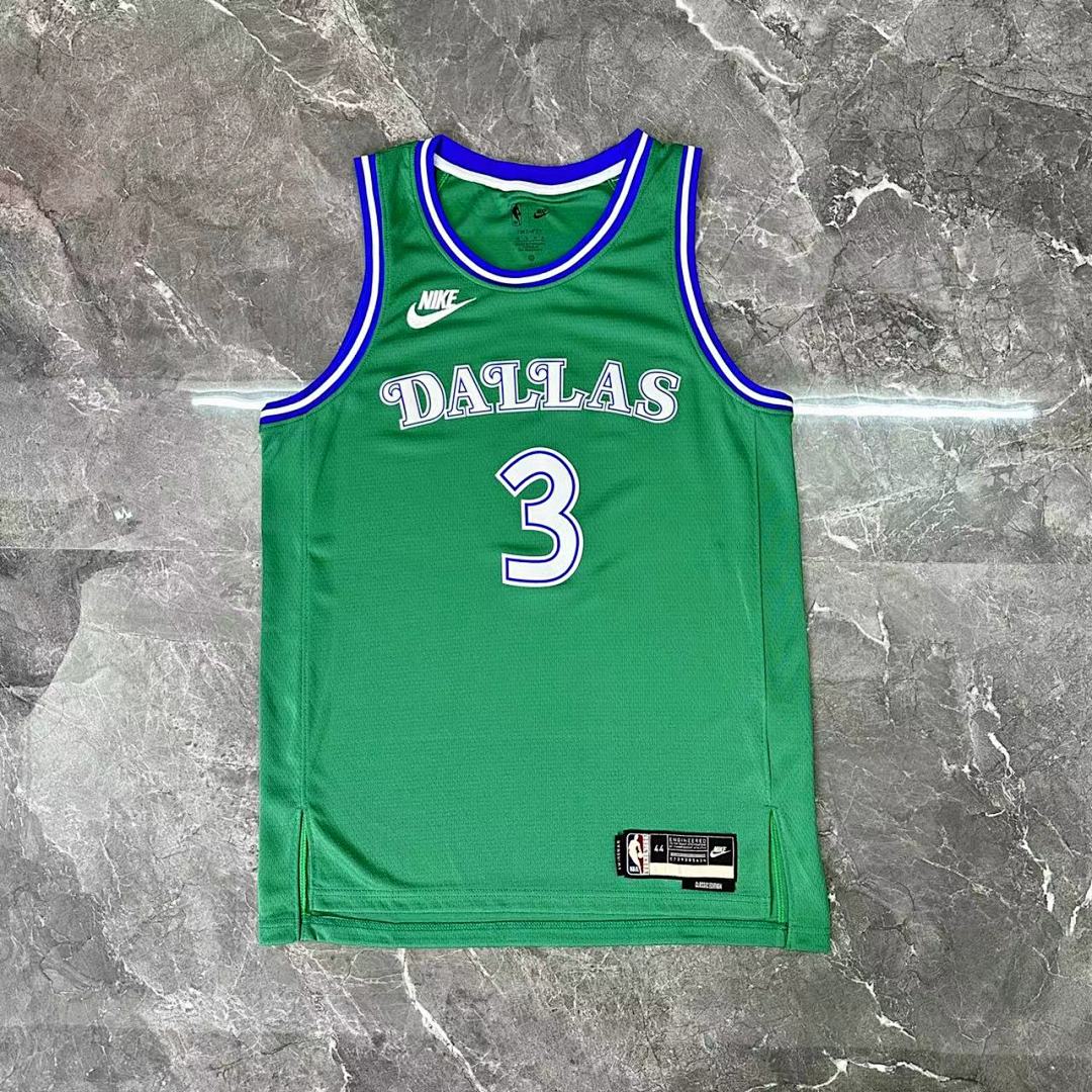 Dallas Mavericks 25/26 Retrô #3 Anthony Davis Camisa Verde, foto 9