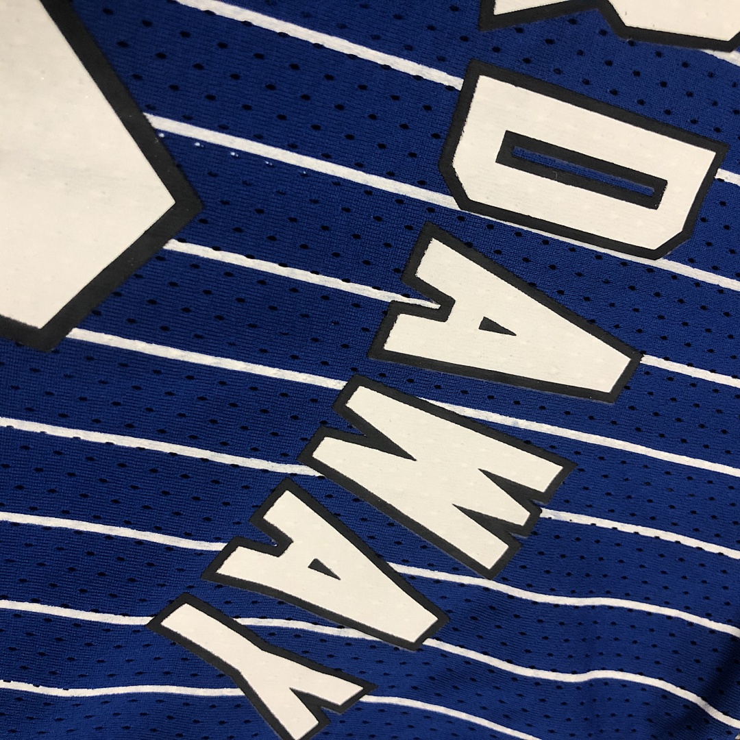 Mitchellness 魔术队 蓝色 1号 ”便士“哈达威 复古网眼短袖, foto 5