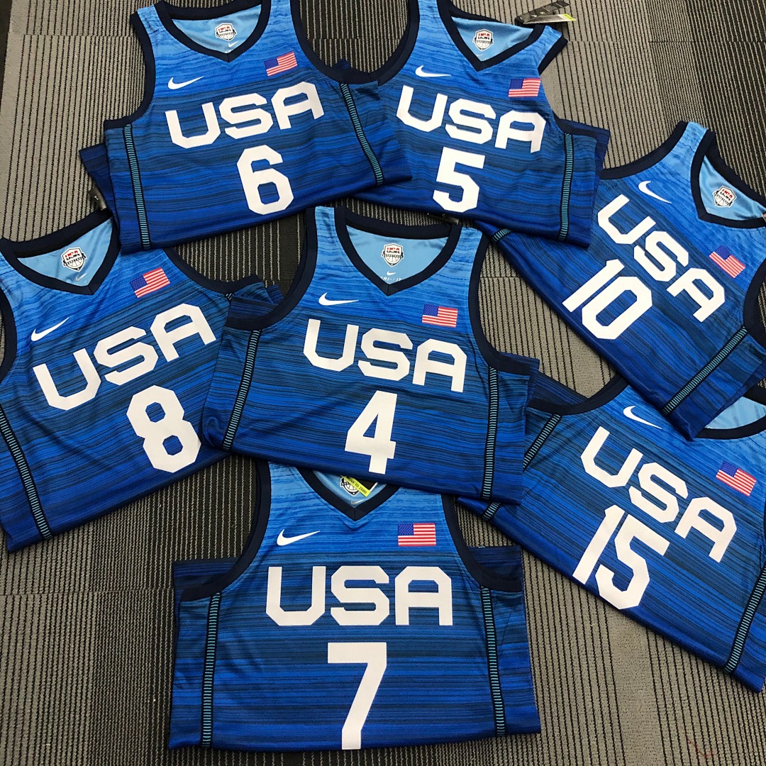 2021年奥运会 USA 美国队 蓝色 8号 米德尔顿, foto 2