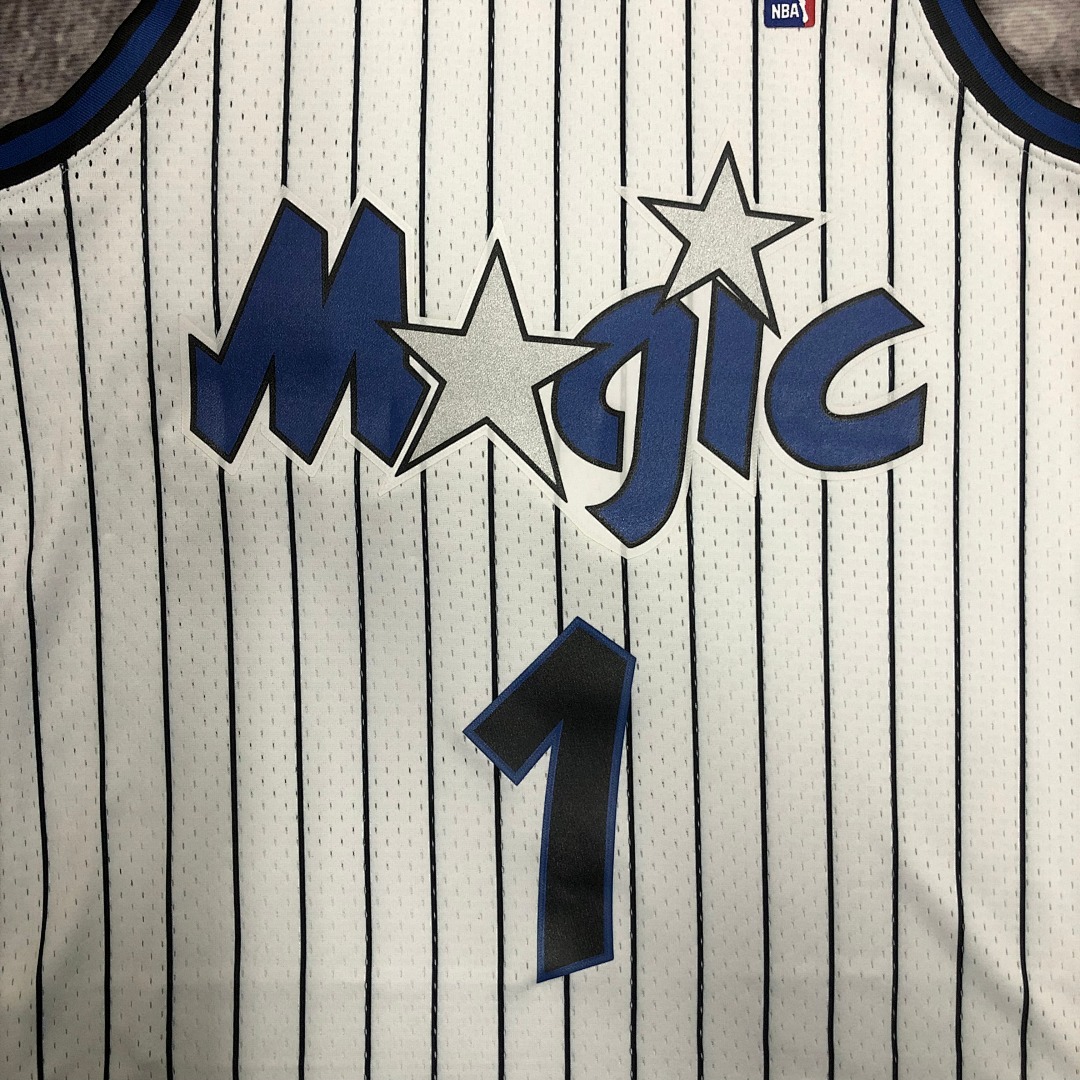 MN热压复古球衣:SW魔术队 94赛季 白色 1号 哈达威, foto 17