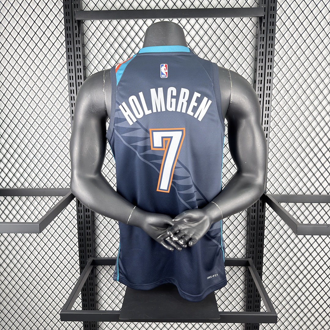 OKC Thunder 25/26 City Edition #7 Chet Holmgren Camisa, foto 3