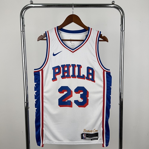 Philadelphia 76ers 22/23 #23 LeBron James Camisa Branca
