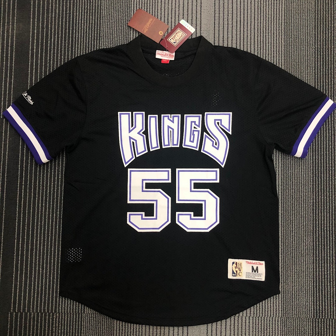 Mitchellness 国王队55号 白巧克力 威廉姆斯 复古网眼短袖, foto 17