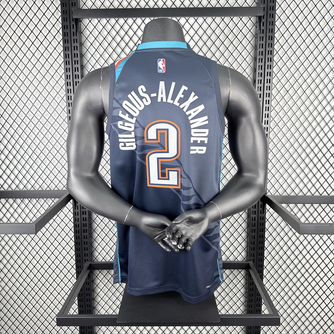 OKC Thunder 25/26 City Edition #2 Shai Gilgeous-Alexander Camisa, foto 3