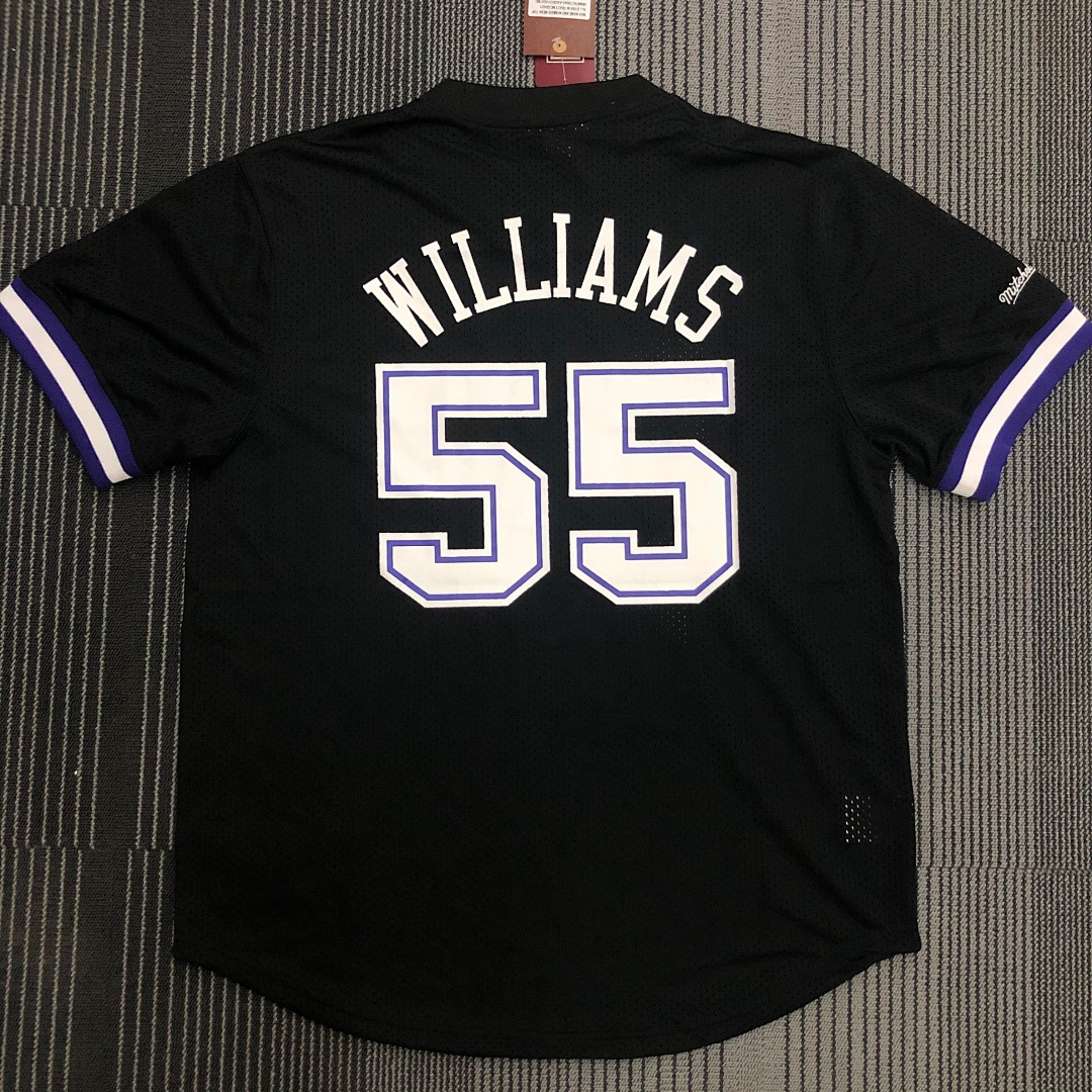 Mitchellness 国王队55号 白巧克力 威廉姆斯 复古网眼短袖, foto 16