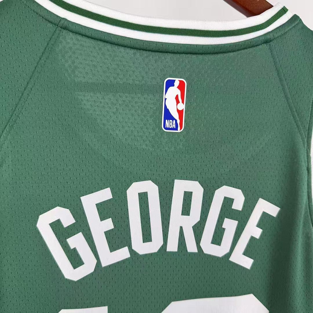 Boston Celtics Casa #13 Paul George Camisa Verde, foto 4