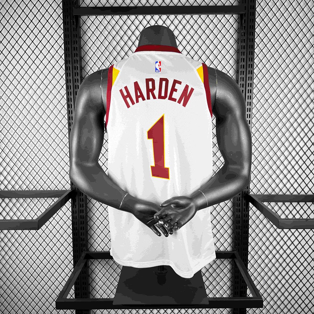 Cleveland Cavaliers 22/23 #1 James Harden Camisa Branca, foto 3