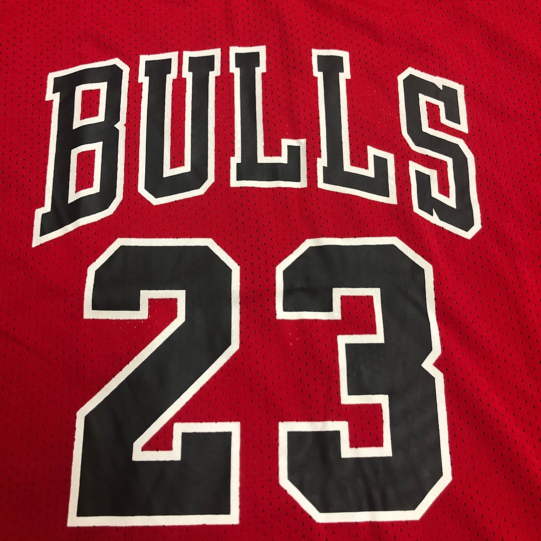 Mitchellness 公牛队 红色 23号 乔丹 艾佛森 复古网眼短袖, foto 16