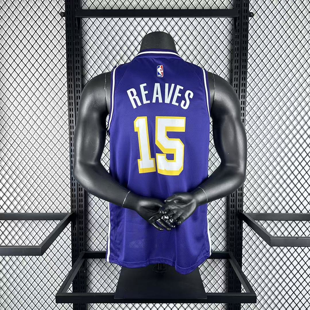 Los Angeles Lakers 25/26 Limited Swingman #15 Austin Reaves Camisa, foto 11