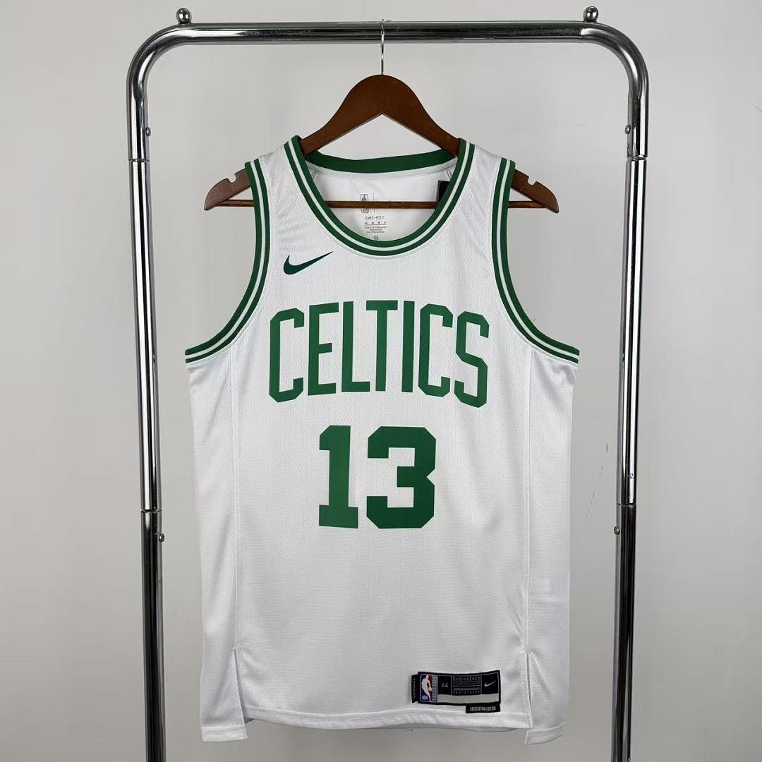 Boston Celtics Casa #13 Paul George Camisa Branca, foto 8